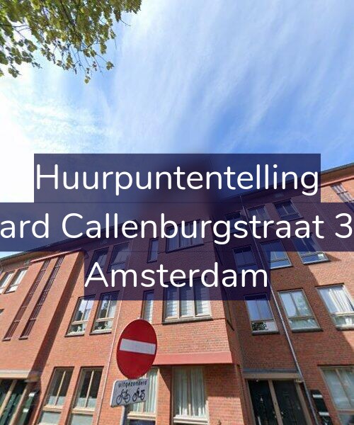 Foto gevel Huurpuntentelling voor Gerard Callenburgstraat 39-2, Amsterdam
