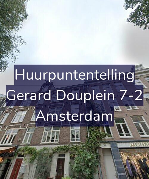 Foto gevel Huurpuntentelling voor Gerard Douplein 7-2, Amsterdam