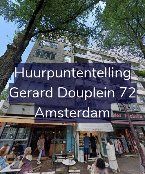 Foto gevel Huurpuntentelling voor Gerard Douplein 72, Amsterdam
