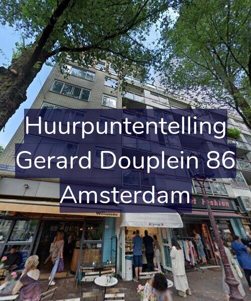 Foto gevel Huurpuntentelling voor Gerard Douplein 86, Amsterdam