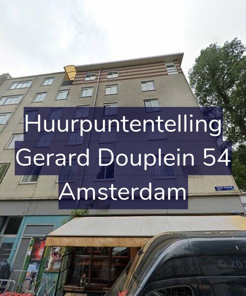 Foto gevel Huurpuntentelling voor Gerard Douplein 54, Amsterdam