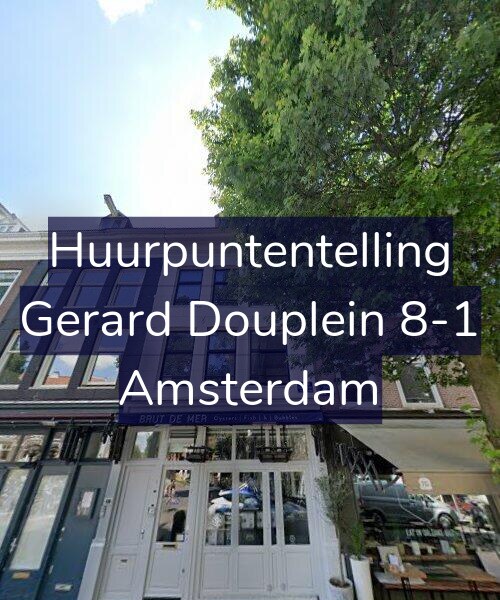 Foto gevel Huurpuntentelling voor Gerard Douplein 8-1, Amsterdam