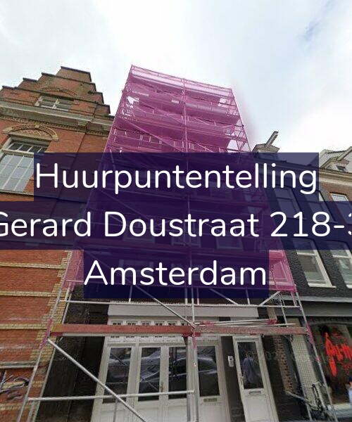 Foto gevel Huurpuntentelling voor Gerard Doustraat 218-3, Amsterdam