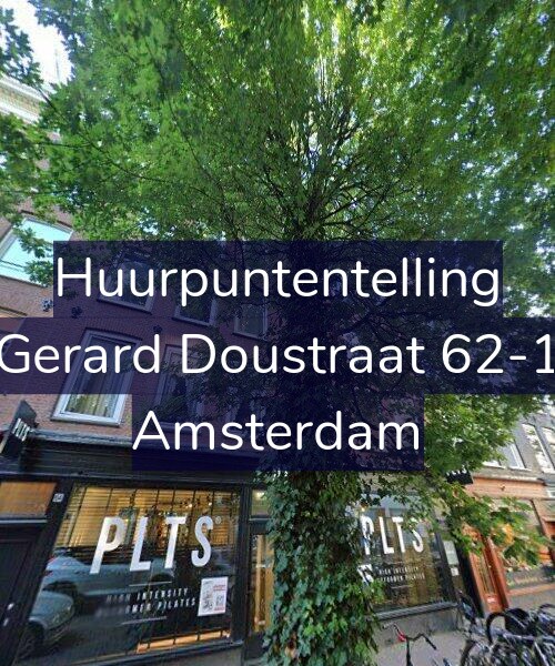 Foto gevel Huurpuntentelling voor Gerard Doustraat 62-1, Amsterdam