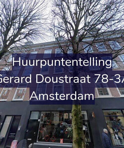 Foto gevel Huurpuntentelling voor Gerard Doustraat 78-3A, Amsterdam