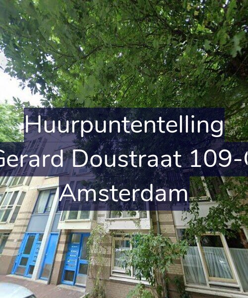Foto gevel Huurpuntentelling voor Gerard Doustraat 109-C, Amsterdam