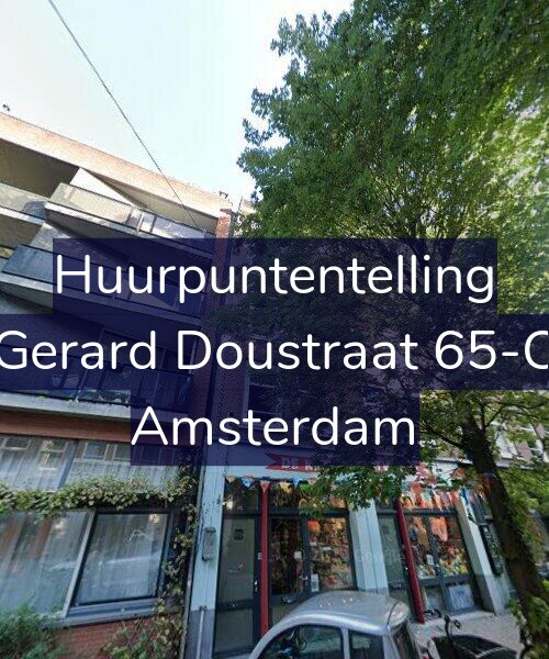 Foto gevel Huurpuntentelling voor Gerard Doustraat 65-C, Amsterdam
