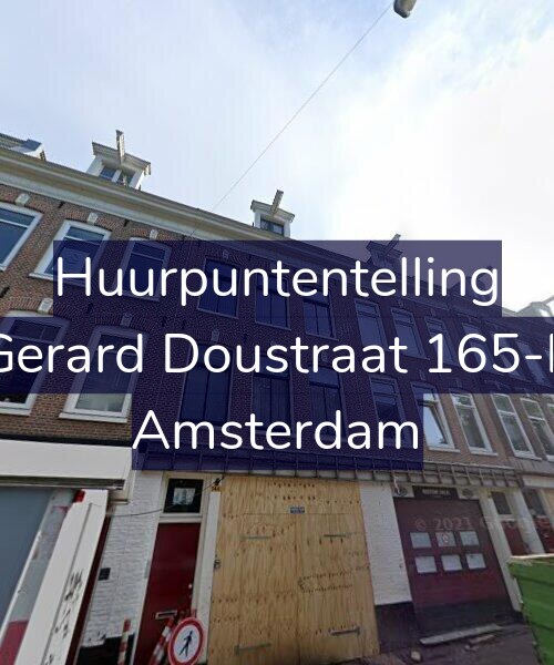 Foto gevel Huurpuntentelling voor Gerard Doustraat 165-E, Amsterdam
