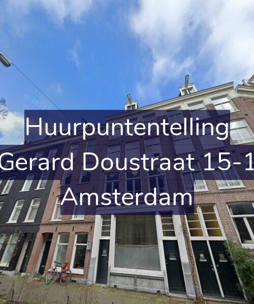 Foto gevel Huurpuntentelling voor Gerard Doustraat 15-1, Amsterdam