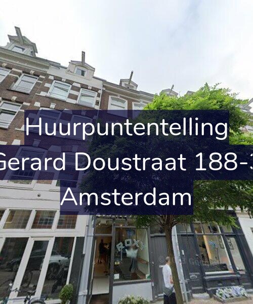 Foto gevel Huurpuntentelling voor Gerard Doustraat 188-3, Amsterdam