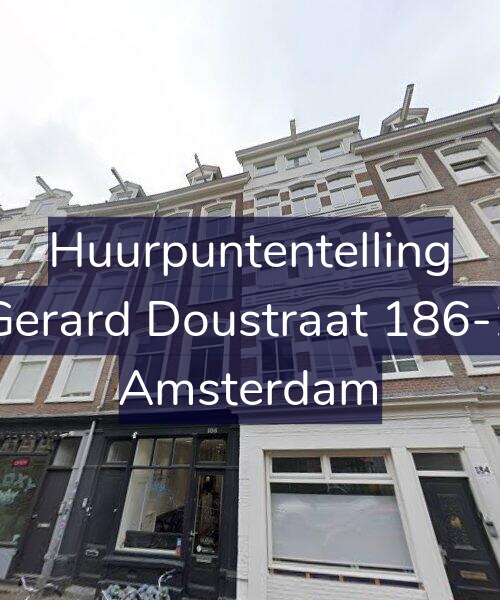 Foto gevel Huurpuntentelling voor Gerard Doustraat 186-1, Amsterdam