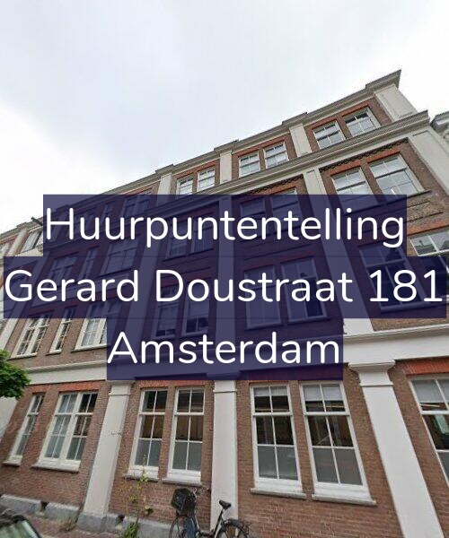 Foto gevel Huurpuntentelling voor Gerard Doustraat 181, Amsterdam