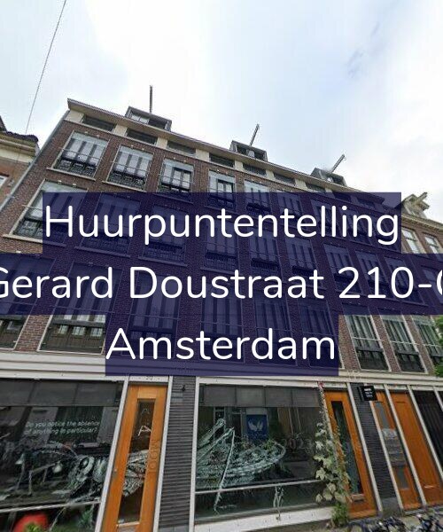Foto gevel Huurpuntentelling voor Gerard Doustraat 210-C, Amsterdam