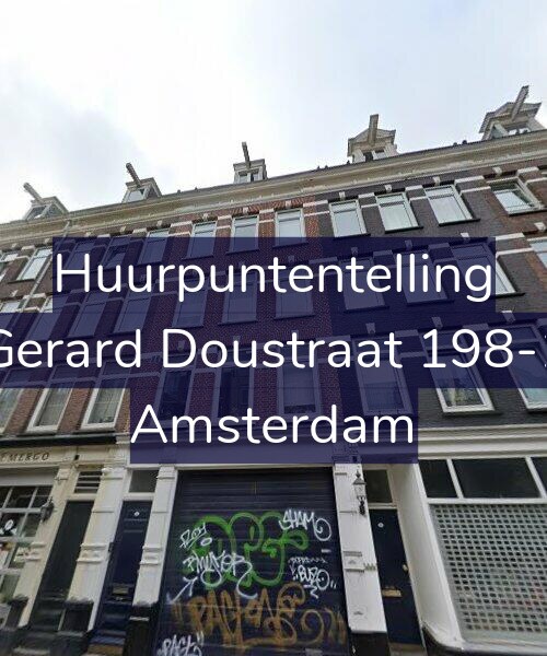 Foto gevel Huurpuntentelling voor Gerard Doustraat 198-1, Amsterdam