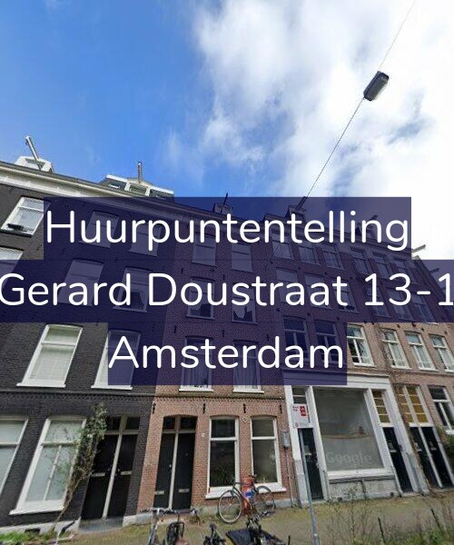 Foto gevel Huurpuntentelling voor Gerard Doustraat 13-1, Amsterdam