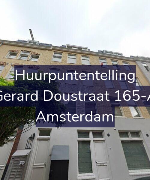 Foto gevel Huurpuntentelling voor Gerard Doustraat 165-A, Amsterdam