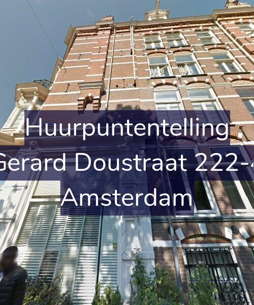 Foto gevel Huurpuntentelling voor Gerard Doustraat 222-4, Amsterdam