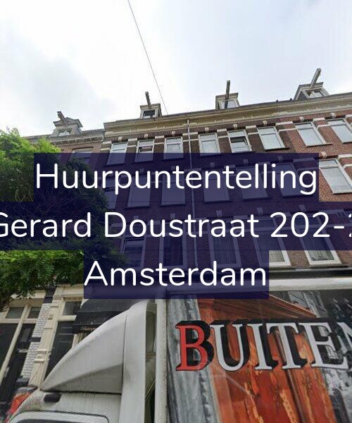 Foto gevel Huurpuntentelling voor Gerard Doustraat 202-2, Amsterdam