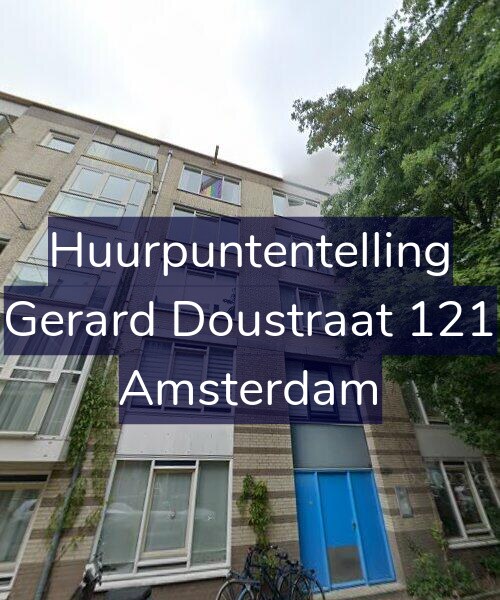Foto gevel Huurpuntentelling voor Gerard Doustraat 121, Amsterdam