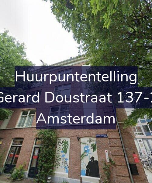 Foto gevel Huurpuntentelling voor Gerard Doustraat 137-2, Amsterdam