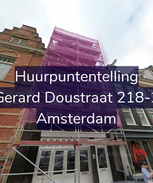 Foto gevel Huurpuntentelling voor Gerard Doustraat 218-2, Amsterdam