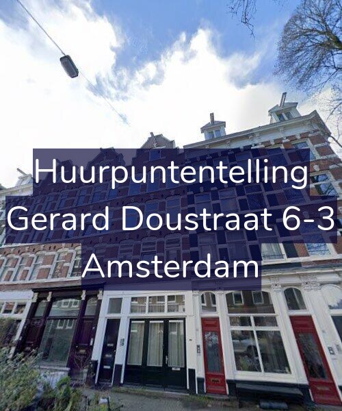 Foto gevel Huurpuntentelling voor Gerard Doustraat 6-3, Amsterdam