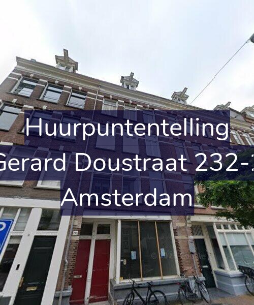 Foto gevel Huurpuntentelling voor Gerard Doustraat 232-2, Amsterdam