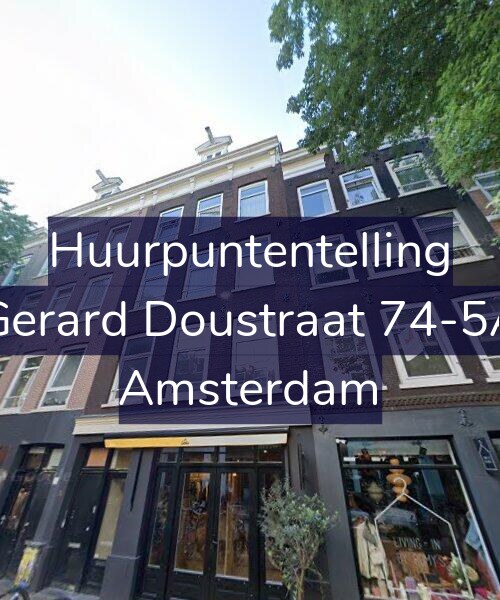 Foto gevel Huurpuntentelling voor Gerard Doustraat 74-5A, Amsterdam