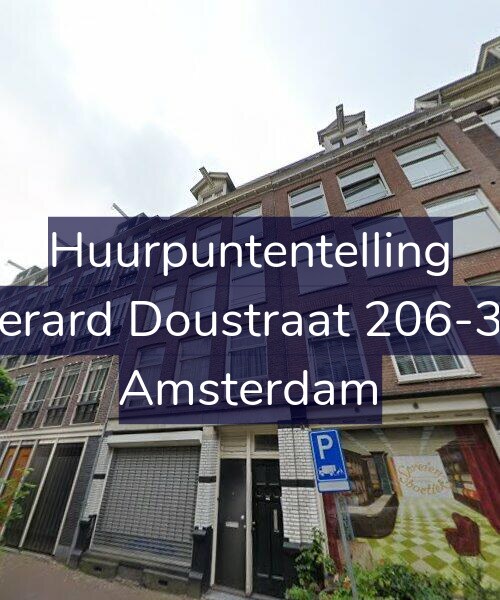 Foto gevel Huurpuntentelling voor Gerard Doustraat 206-3A, Amsterdam