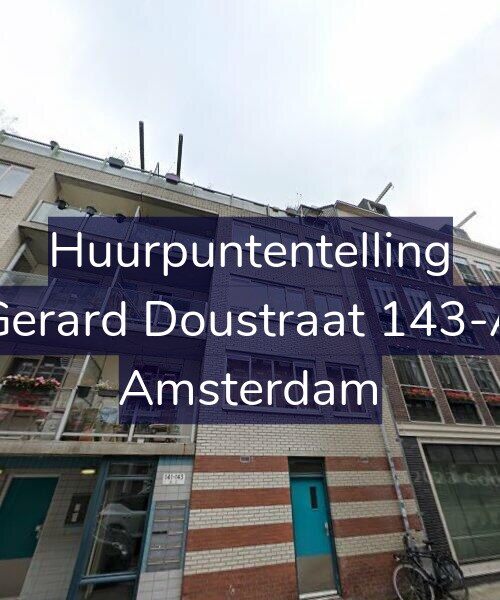 Foto gevel Huurpuntentelling voor Gerard Doustraat 143-A, Amsterdam