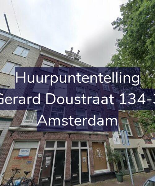 Foto gevel Huurpuntentelling voor Gerard Doustraat 134-3, Amsterdam