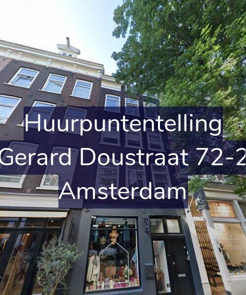 Foto gevel Huurpuntentelling voor Gerard Doustraat 72-2, Amsterdam