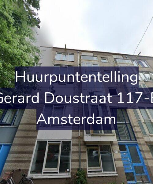 Foto gevel Huurpuntentelling voor Gerard Doustraat 117-B, Amsterdam