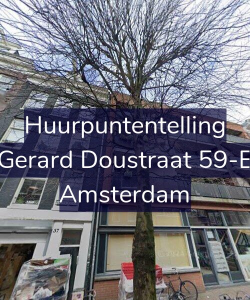 Foto gevel Huurpuntentelling voor Gerard Doustraat 59-E, Amsterdam