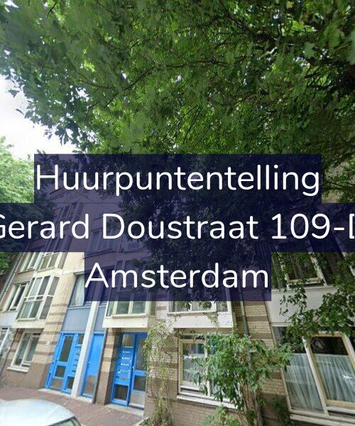 Foto gevel Huurpuntentelling voor Gerard Doustraat 109-D, Amsterdam