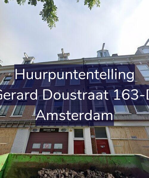 Foto gevel Huurpuntentelling voor Gerard Doustraat 163-D, Amsterdam