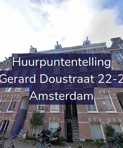 Foto gevel Huurpuntentelling voor Gerard Doustraat 22-2, Amsterdam