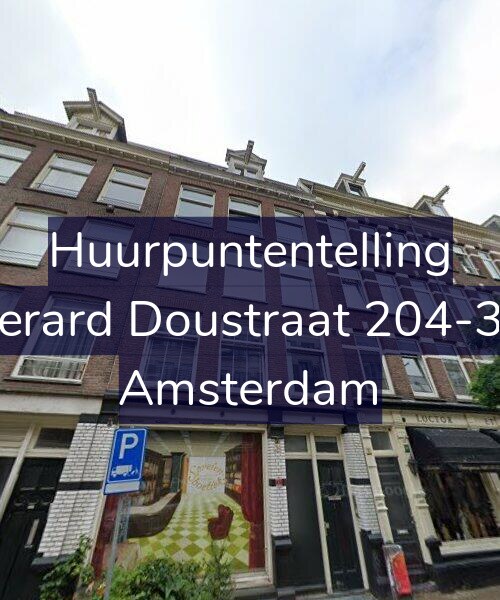 Foto gevel Huurpuntentelling voor Gerard Doustraat 204-3A, Amsterdam