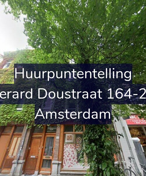 Foto gevel Huurpuntentelling voor Gerard Doustraat 164-2V, Amsterdam