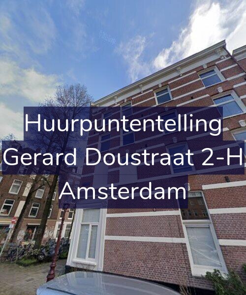 Foto gevel Huurpuntentelling voor Gerard Doustraat 2-H, Amsterdam
