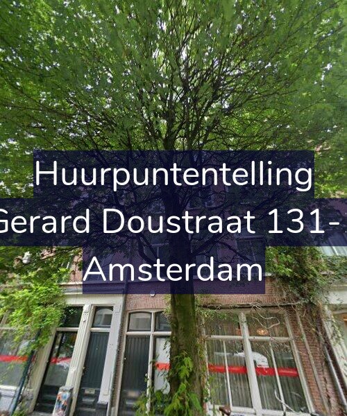 Foto gevel Huurpuntentelling voor Gerard Doustraat 131-1, Amsterdam