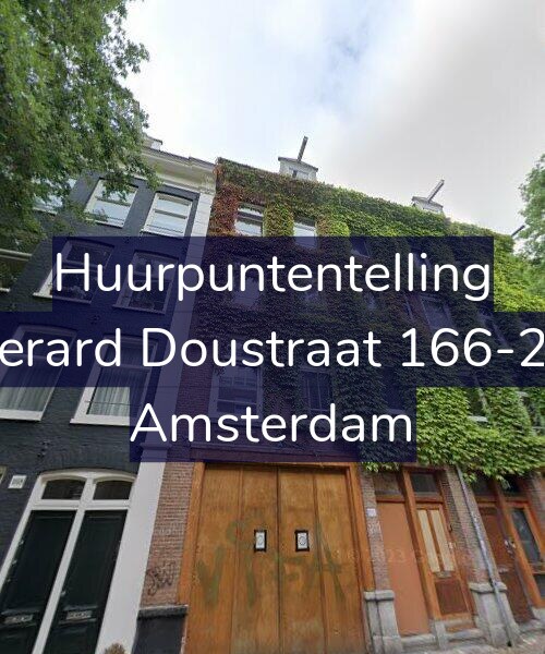 Foto gevel Huurpuntentelling voor Gerard Doustraat 166-2A, Amsterdam