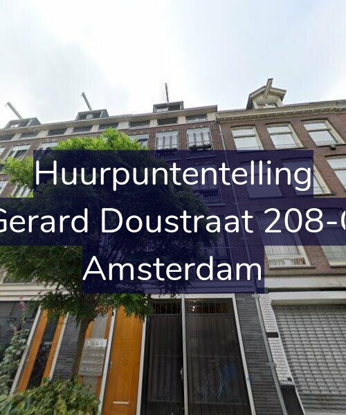 Foto gevel Huurpuntentelling voor Gerard Doustraat 208-C, Amsterdam