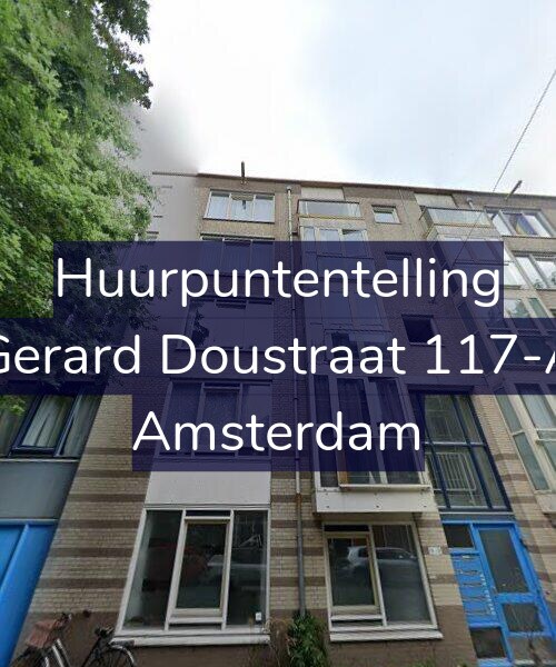 Foto gevel Huurpuntentelling voor Gerard Doustraat 117-A, Amsterdam