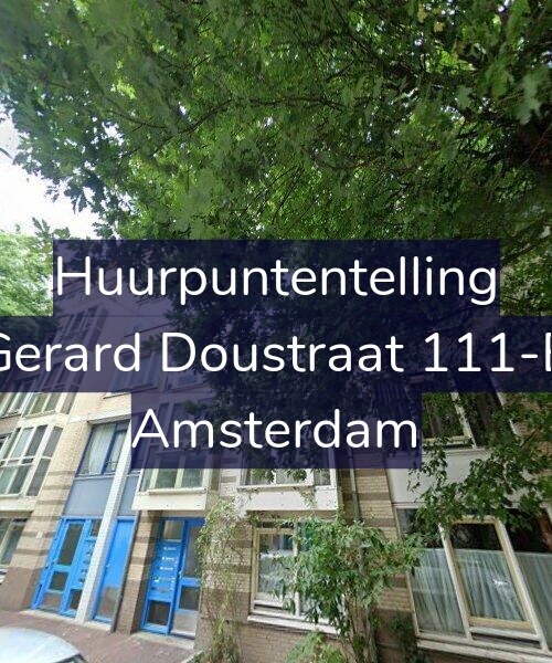 Foto gevel Huurpuntentelling voor Gerard Doustraat 111-B, Amsterdam