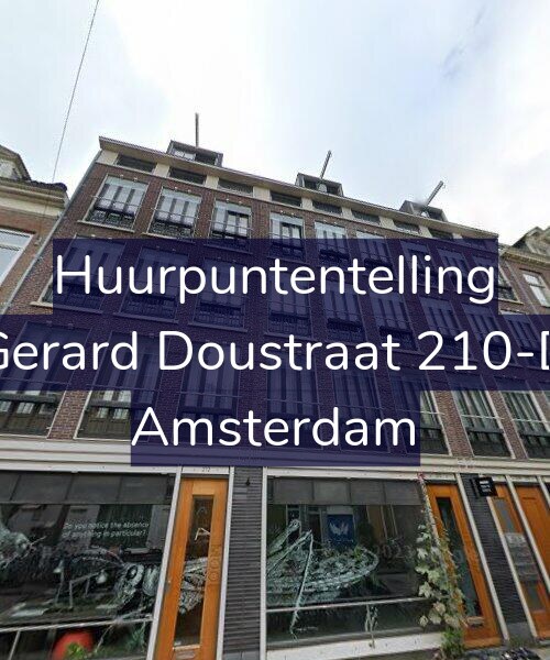 Foto gevel Huurpuntentelling voor Gerard Doustraat 210-D, Amsterdam