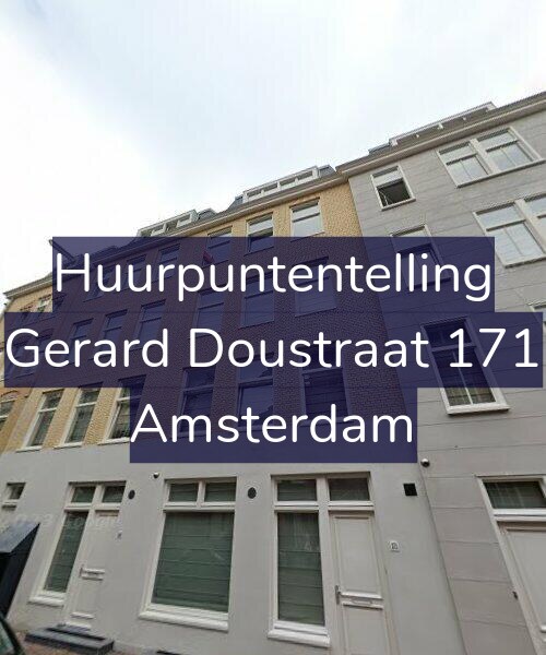 Foto gevel Huurpuntentelling voor Gerard Doustraat 171, Amsterdam