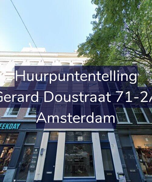 Foto gevel Huurpuntentelling voor Gerard Doustraat 71-2A, Amsterdam