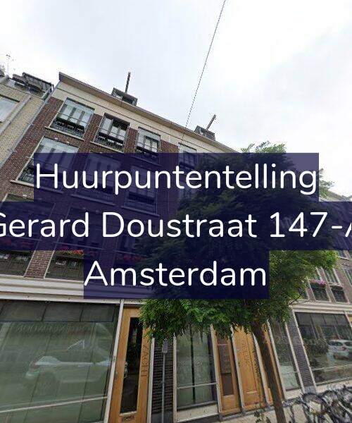 Foto gevel Huurpuntentelling voor Gerard Doustraat 147-A, Amsterdam