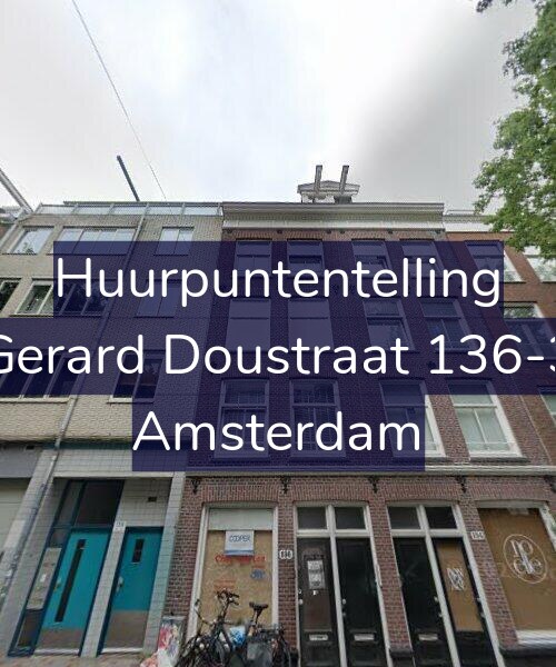 Foto gevel Huurpuntentelling voor Gerard Doustraat 136-3, Amsterdam
